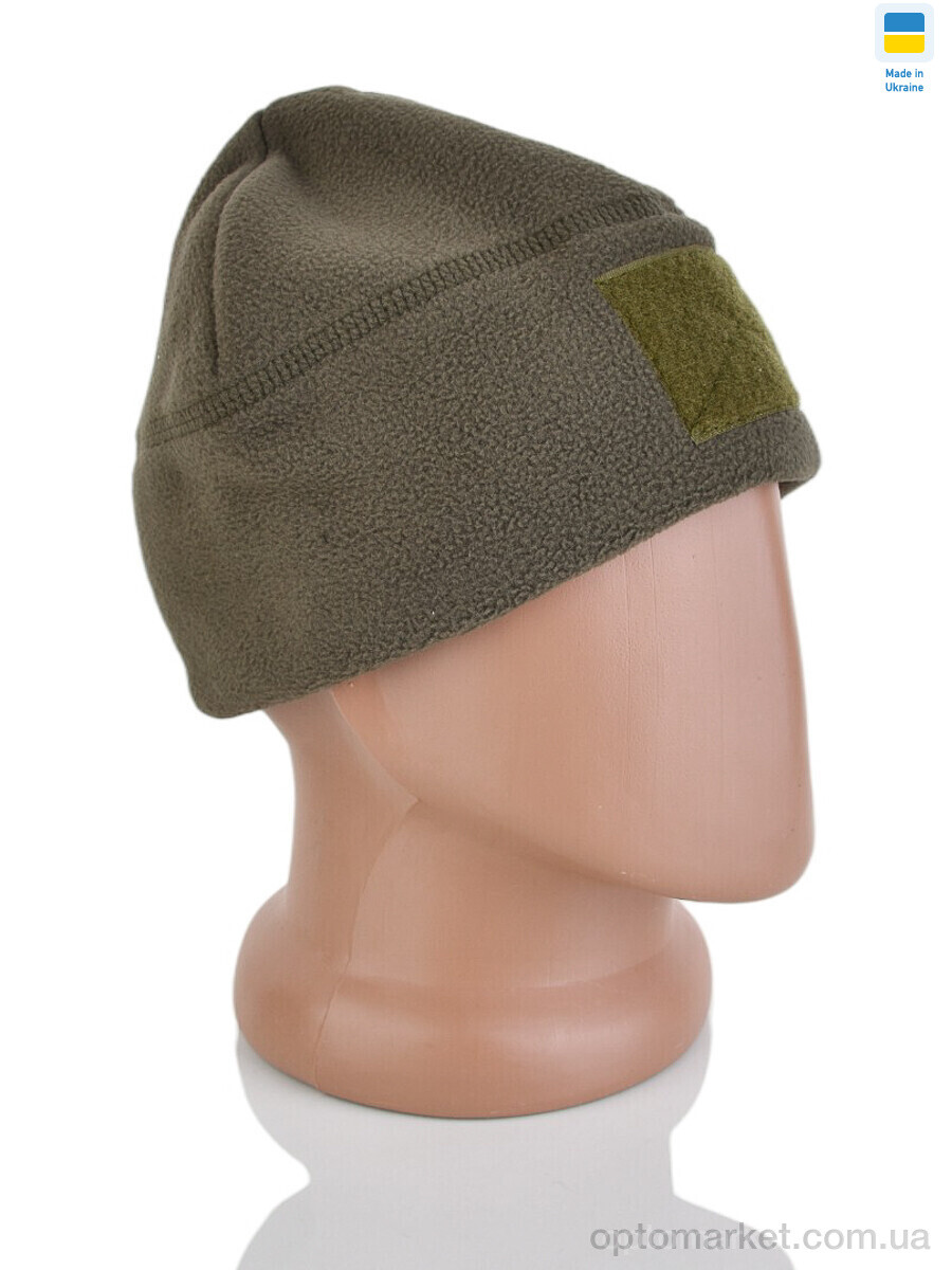 Купить Шапка чоловічі Шапка фліс з липучкою зелений (56р) STARK зелений, фото 1