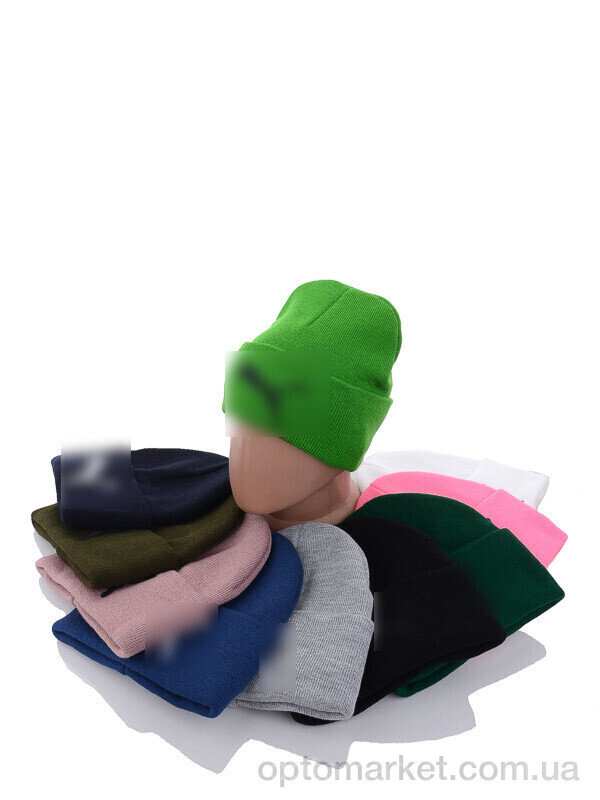 Купить Шапка унісекс Шапка топорик з вишивкою унісекс mix P.ma мікс, фото 1