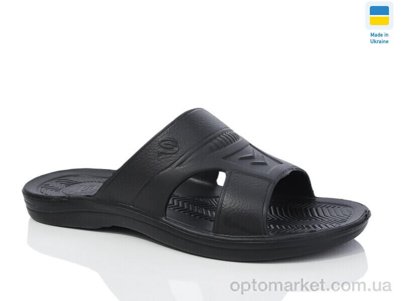 Купить Шльопанці чоловічі Сітроен 2 чорний Progress чорний, фото 1