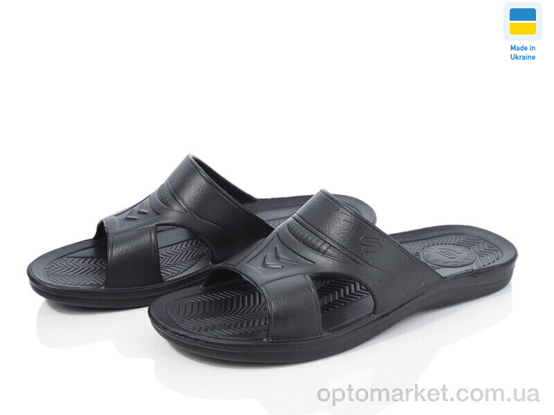 Купить Шльопанці чоловічі Сітроен чорний Progress чорний, фото 1