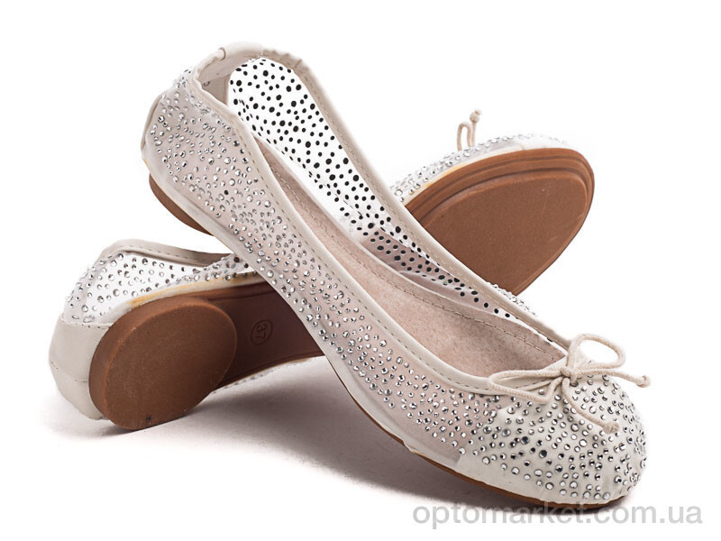 Купить Балетки жіночі SL-YT16 white Zoom білий, фото 1