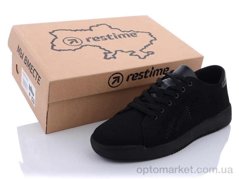 Купить Кроссовки мужчины SML21835 black Restime черный, фото 1