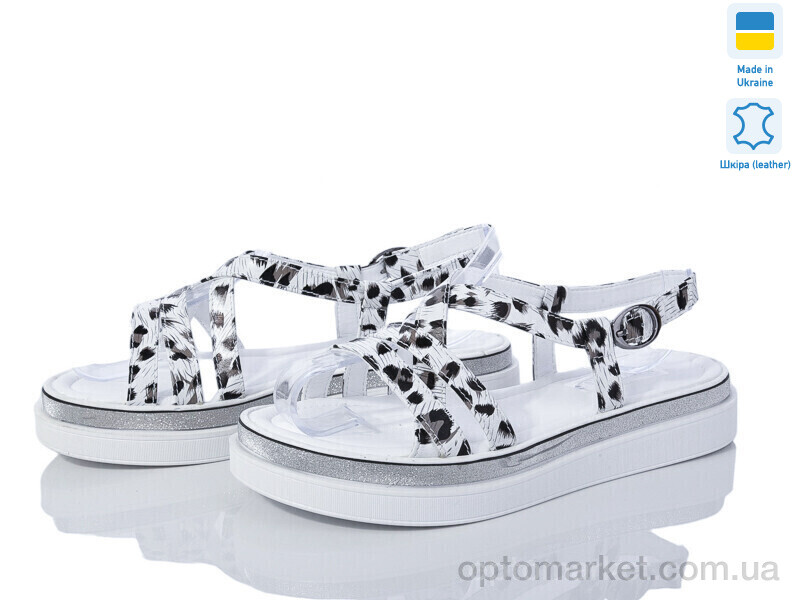 Купить Босоніжки жіночі Sofi Stails S-СОФІ 21919 чорно-білий тигр Sofi Stails білий, фото 1