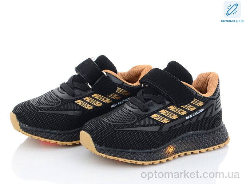 Купить Кросівки дитячі SP231-1 LED Paliament чорний, фото 1