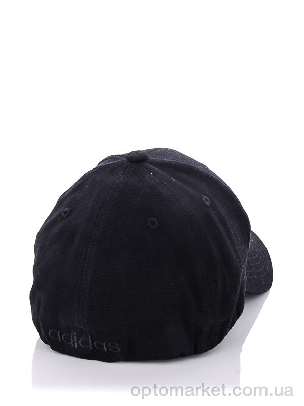 Купить Кепка чоловічі Спорт резинка 009-3 black A.idas чорний, фото 3