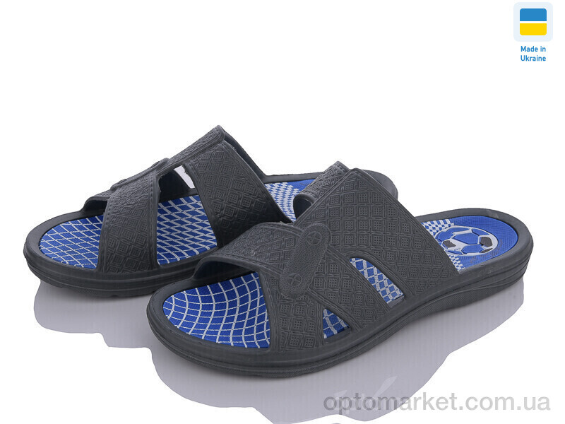 Купить Шльопанці дитячі Спорт т.сірий Verta чорний, фото 1