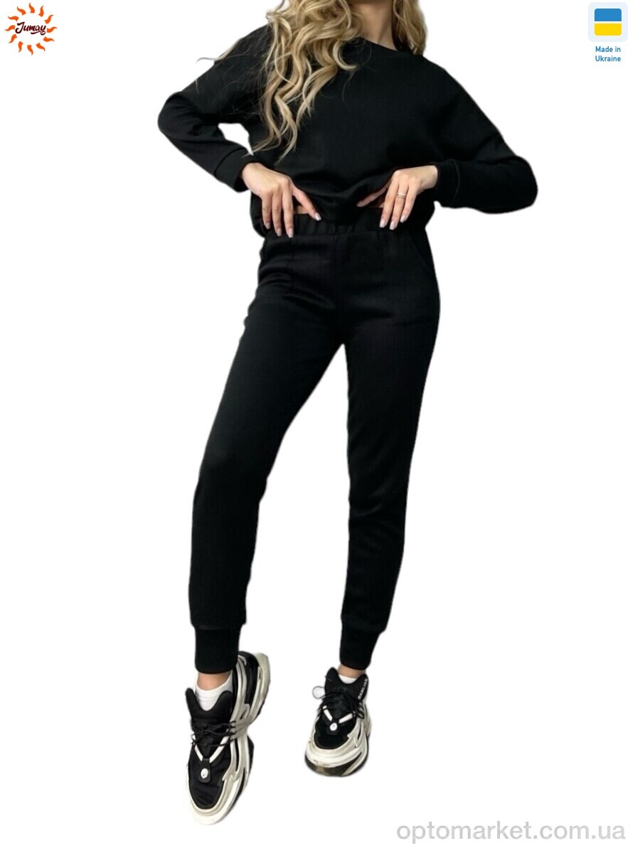 Купить Спортивний костюм жіночі Спортивний костюм жіночий black Jumay чорний, фото 1