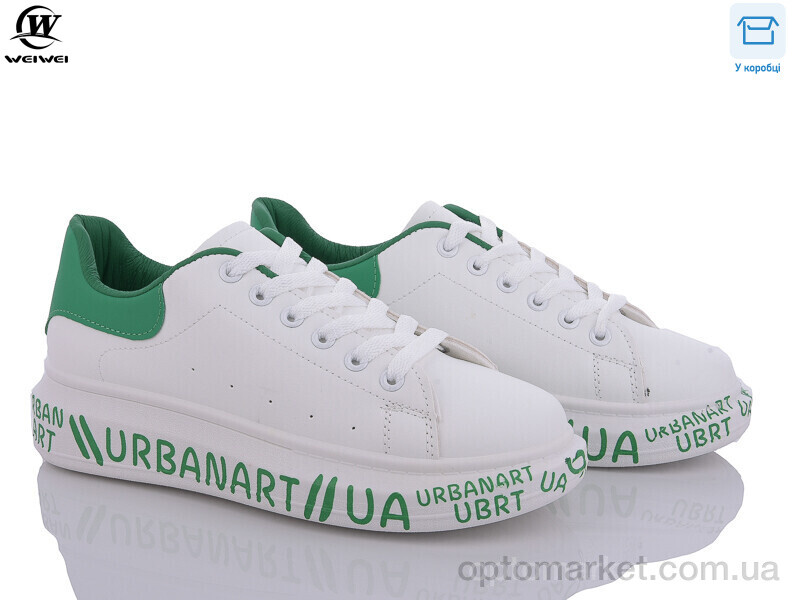 Купить Кросівки жіночі SS1013 white-green Wei Wei білий, фото 1