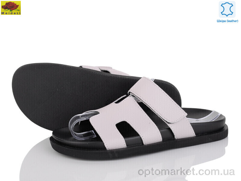 Купить Шльопанці жіночі SS57790-8 Mei De Li сірий, фото 1