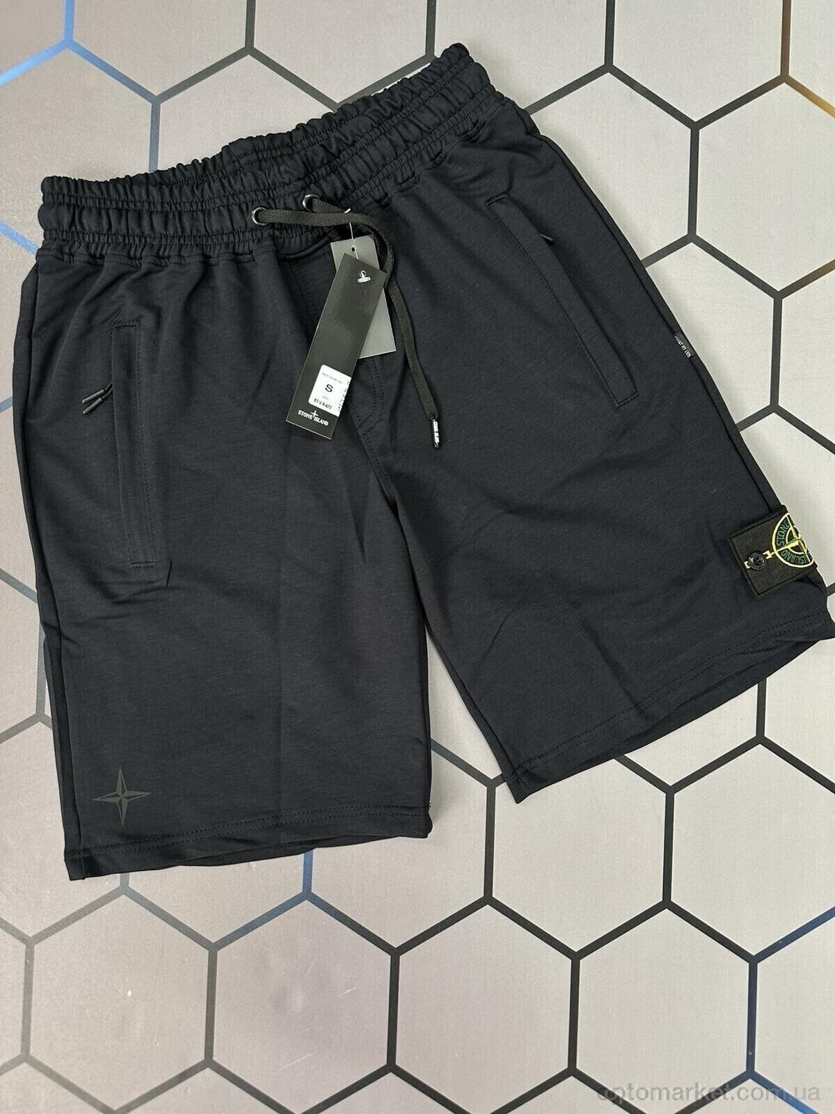 Купить Шорти чоловічі St-v-9-4z2 black S.one Island чорний, фото 3