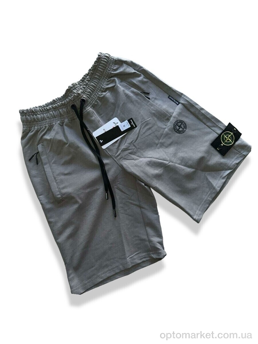 Купить Шорти чоловічі St-v-9-4z2 grey S.one Island сірий, фото 2
