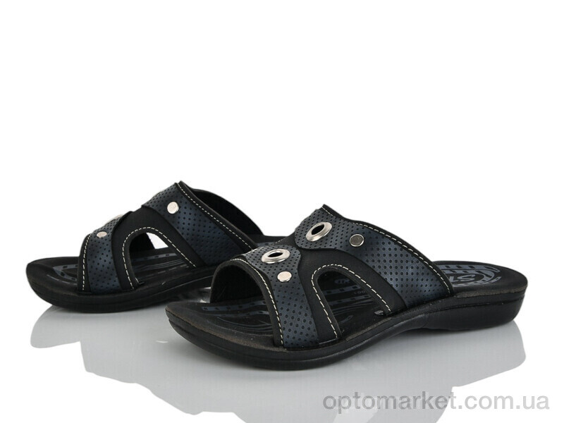 Купить Шльопанці дитячі Star чорний Polomax чорний, фото 1