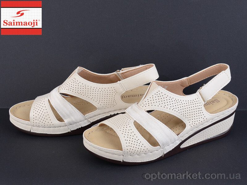 Купить Босоніжки жіночі SU1-2 Saimaoji бежевий, фото 2