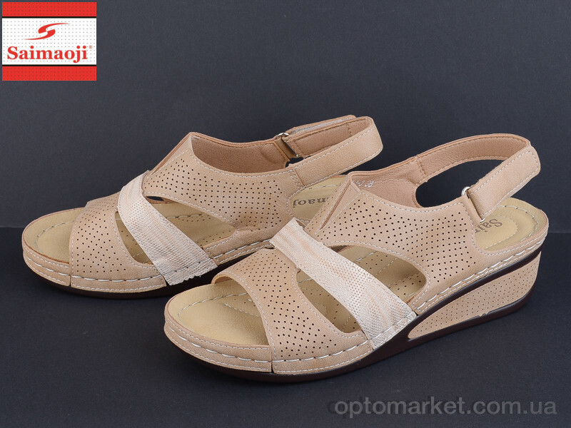 Купить Босоніжки жіночі SU1-3 Saimaoji коричневий, фото 2