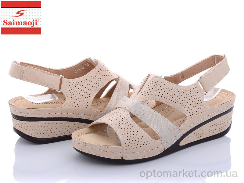 Купить Босоніжки жіночі SU1-5 Saimaoji бежевий, фото 1