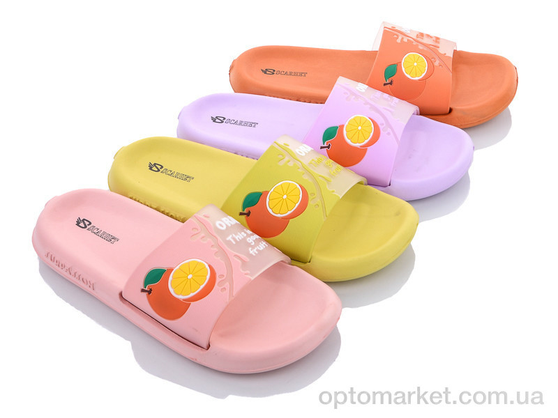 Купить Шльопанці жіночі SU19 mix Scarhet мікс, фото 1