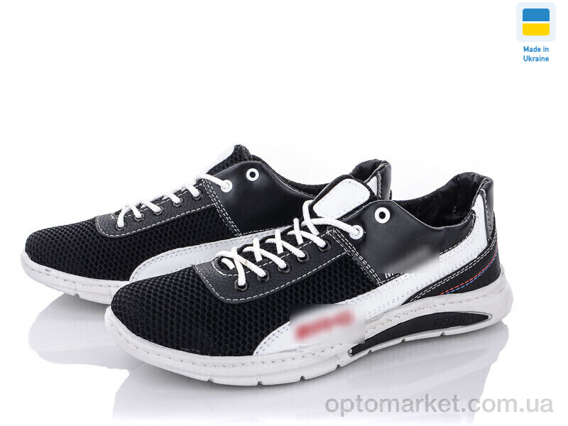 Купить Кросівки чоловічі Sunshine КР22-3А черно-белый SunShine чорний, фото 1