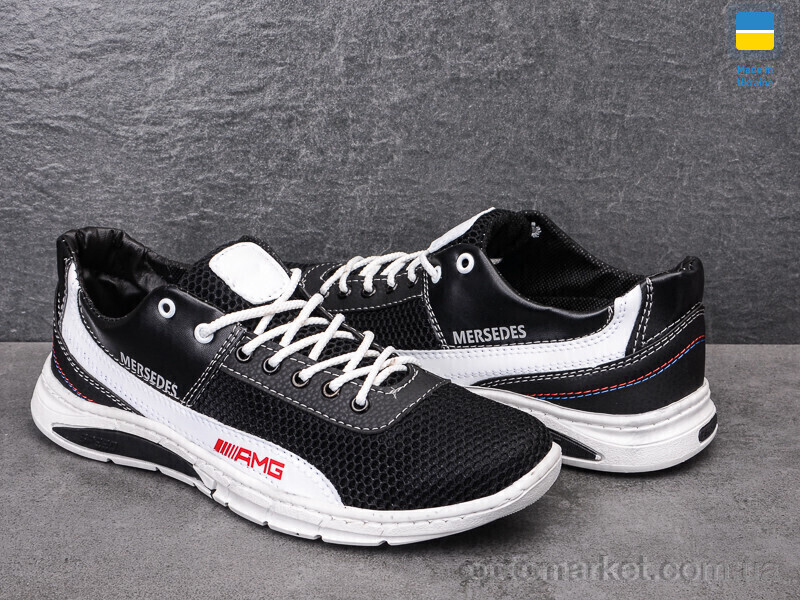 Купить Кросівки чоловічі Sunshine КР22-3А черно-белый SunShine чорний, фото 3