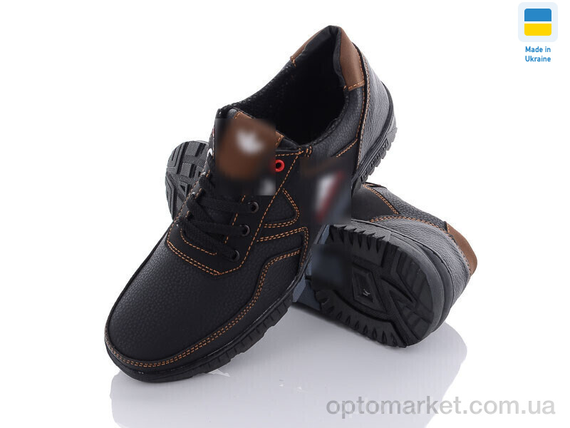 Купить Кросівки чоловічі SunShine КР38A чорно-рудий SunShine чорний, фото 1