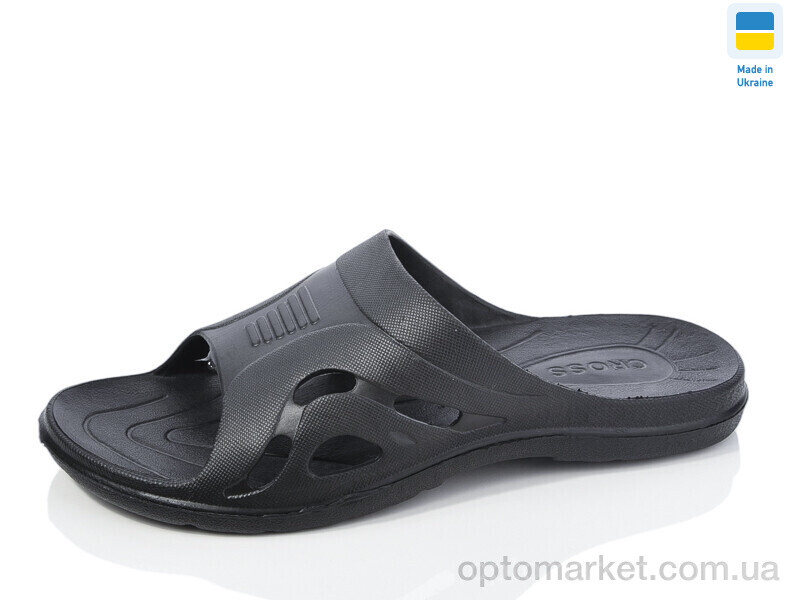 Купить Шльопанці чоловічі SV004 чорний CROOS чорний, фото 1