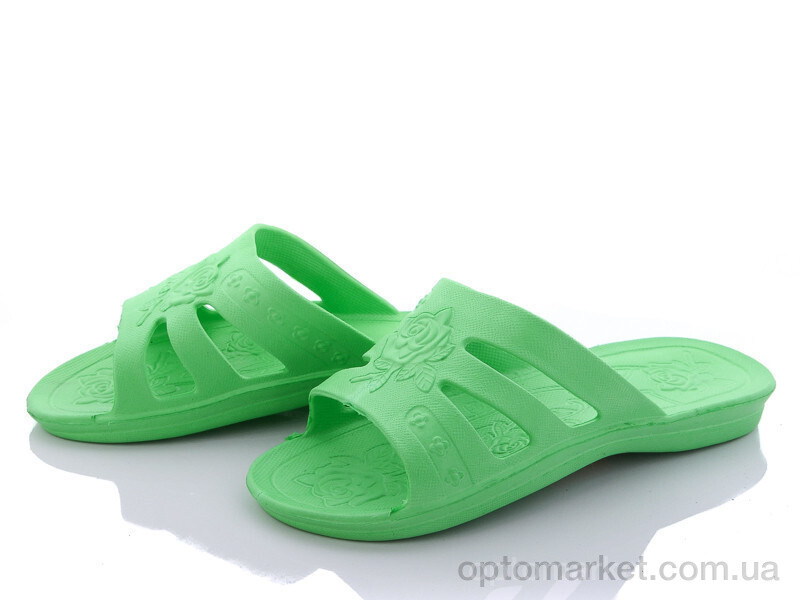 Купить Шльопанці жіночі SV007 зеленый Cross зелений, фото 1