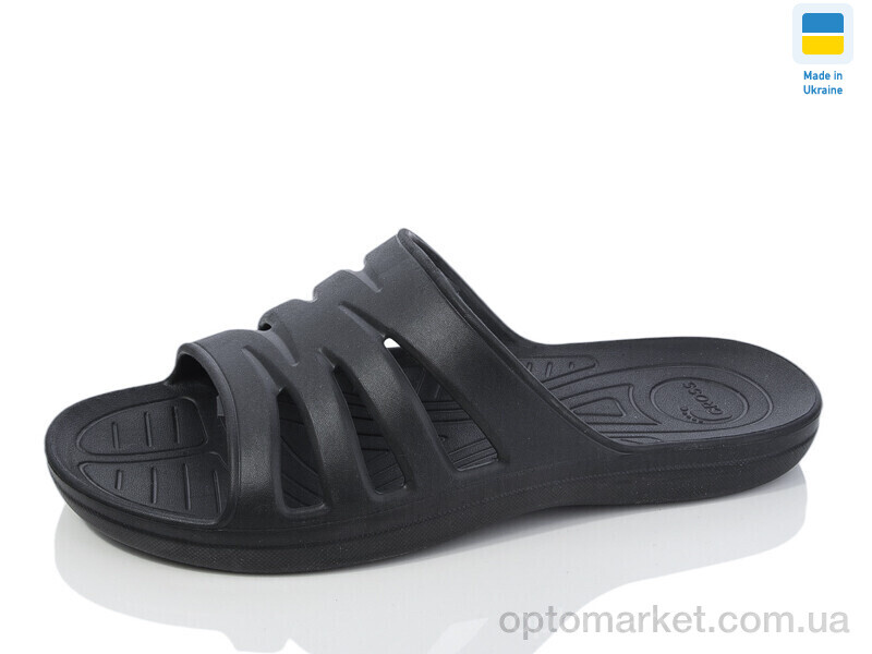 Купить Шльопанці чоловічі SV013 чорний Cross чорний, фото 1