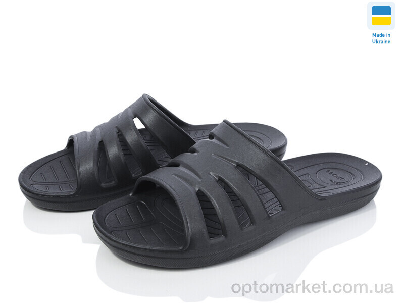 Купить Шльопанці чоловічі SV013 чорний Cross чорний, фото 1