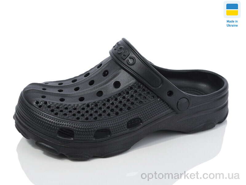 Купить Крокси дитячі SV021підліт.чорний Cross чорний, фото 1