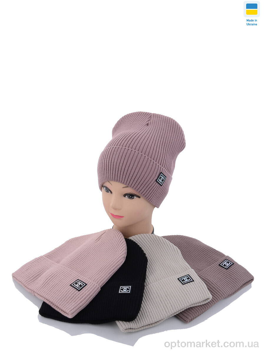 Купить Шапка жіночі SW034-1 на флісі mix C.anel мікс, фото 2