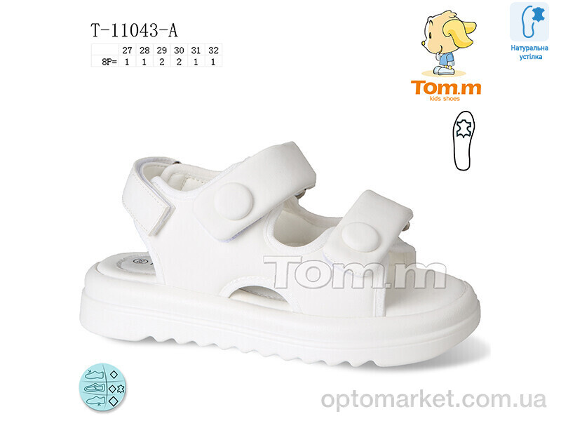 Купить Босоніжки дитячі T-11043-A TOM.M білий, фото 1