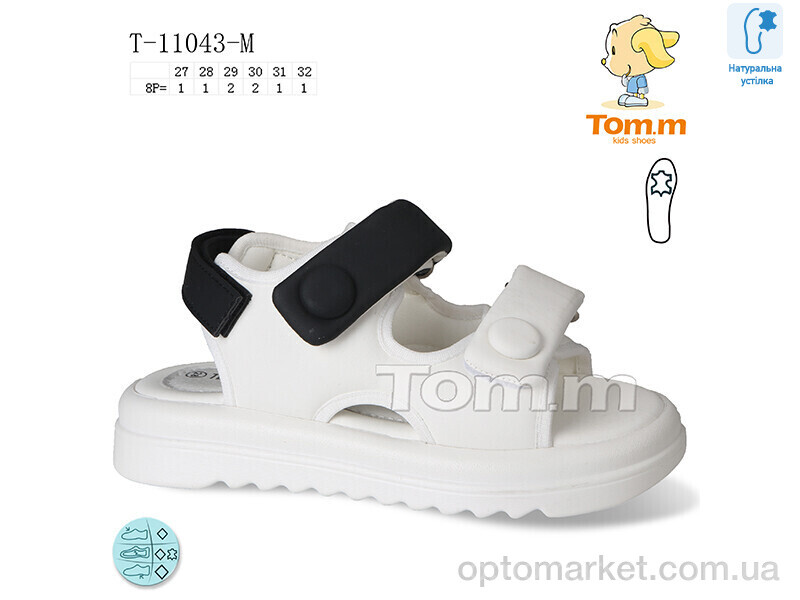 Купить Босоніжки дитячі T-11043-M TOM.M білий, фото 1