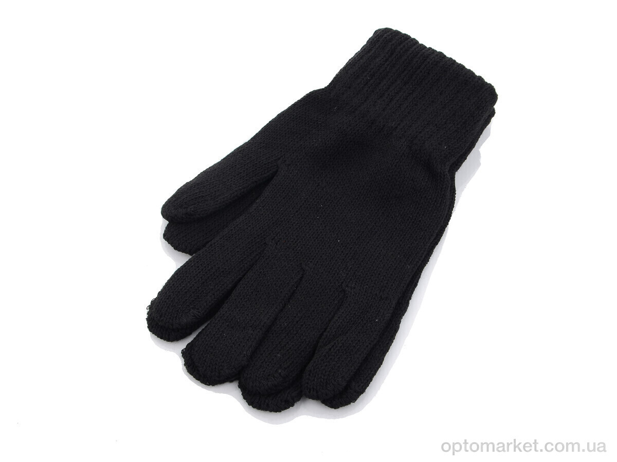 Купить Рукавички жіночі T001 одинарні black Королева мікс, фото 1