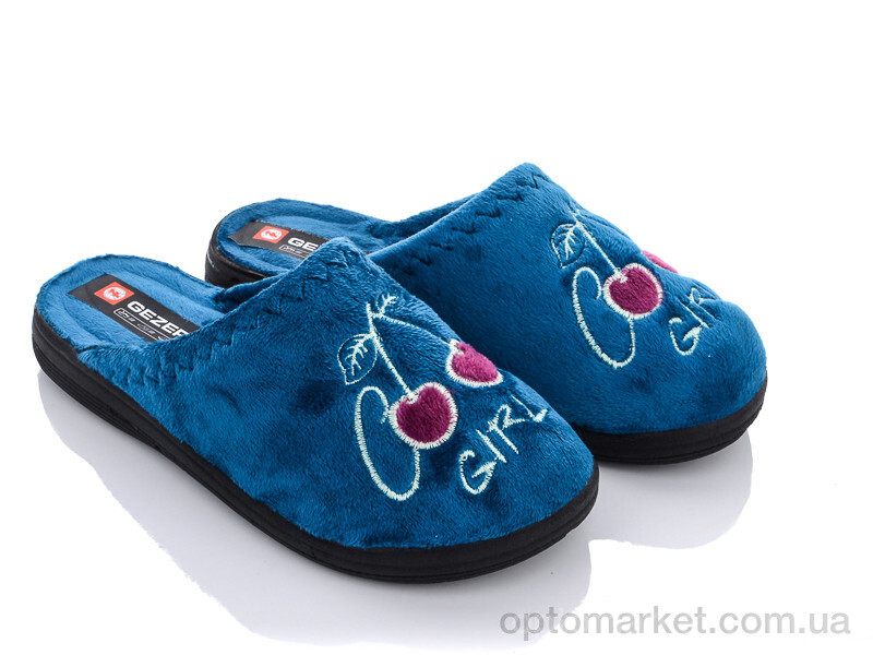 Купить Капці жіночі T003-4 d.blue Gezer синій, фото 1