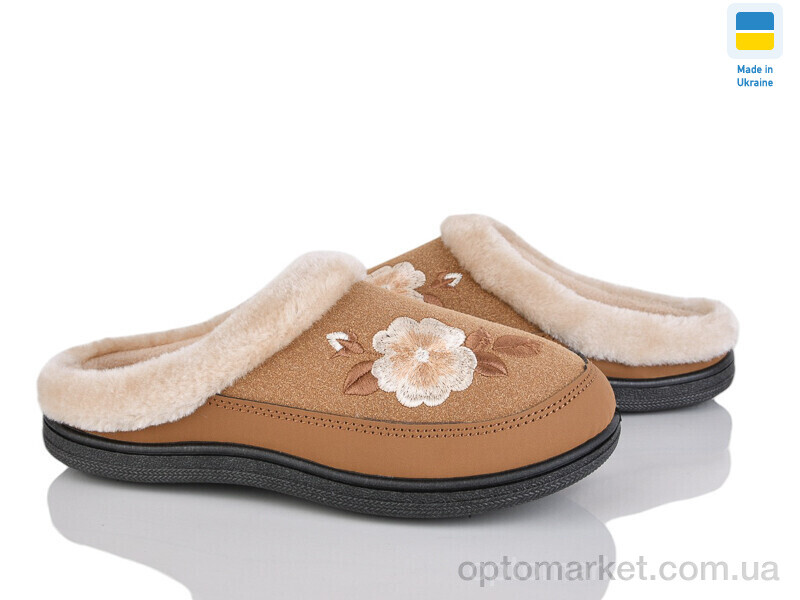 Купить Капці жіночі T01 карамель Dago коричневий, фото 1