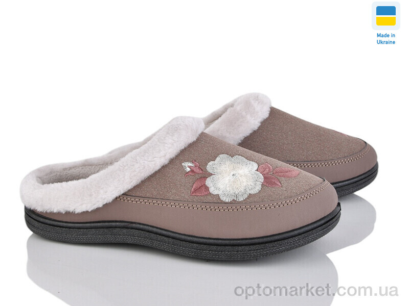 Купить Капці жіночі T01 кавовий Dago коричневий, фото 1