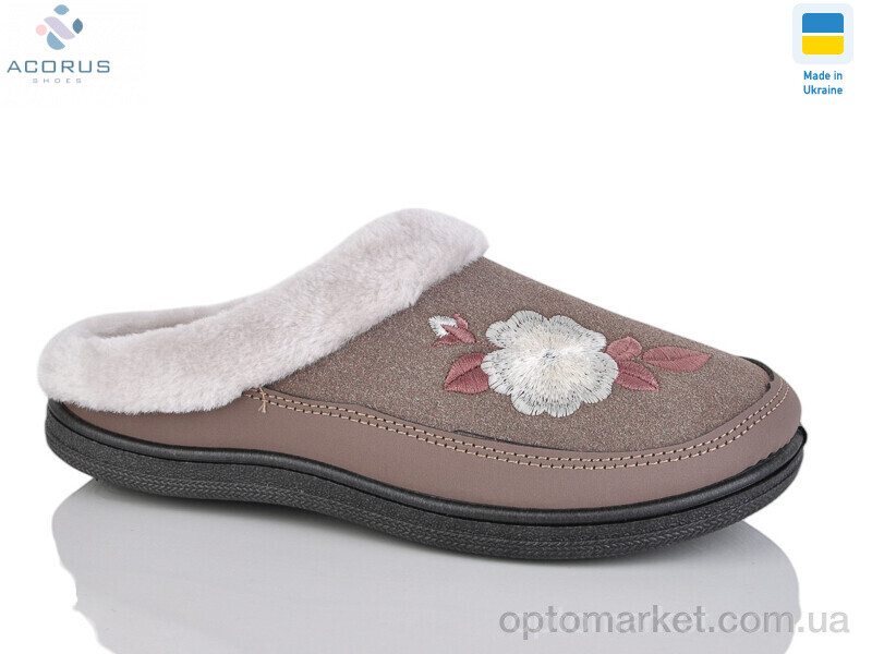 Купить Капці жіночі T01 коричневий Dago коричневий, фото 1