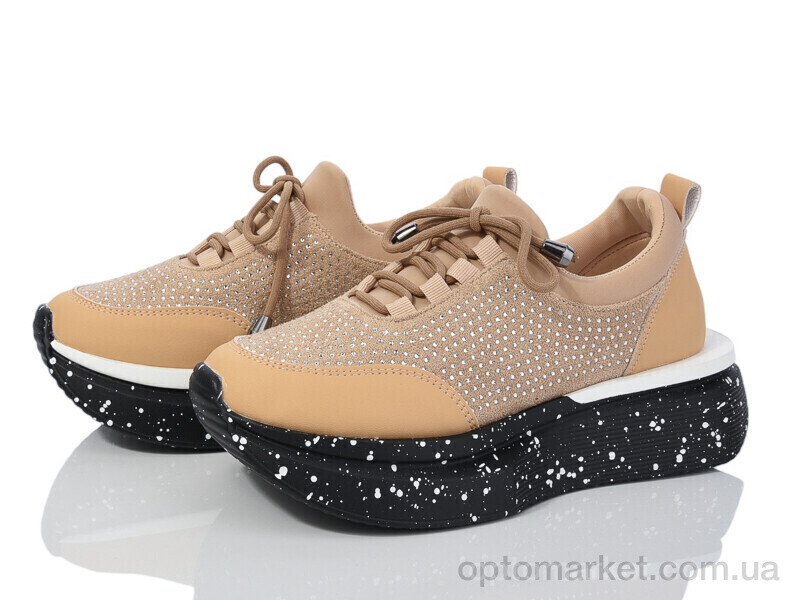 Купить Кросівки жіночі T023-1 піна Loretta бежевий, фото 1