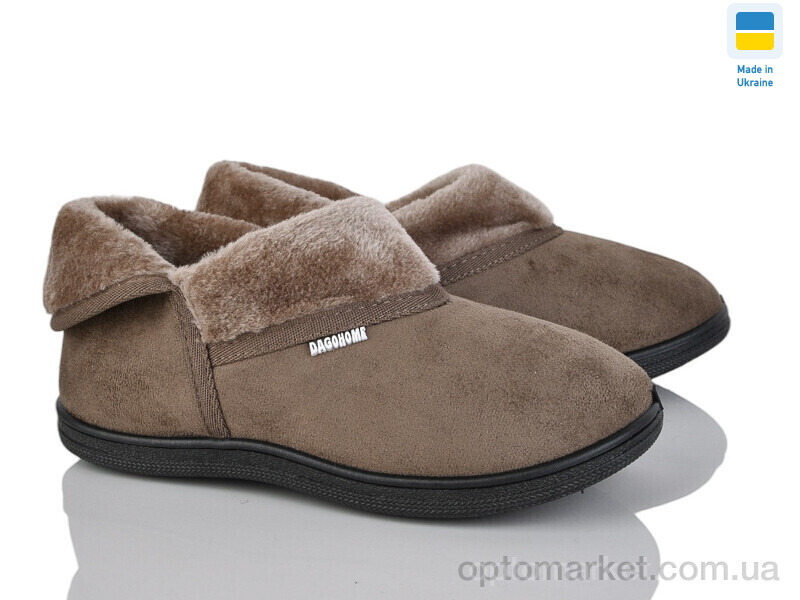 Купить Капці жіночі T04 кавовий Dago коричневий, фото 1