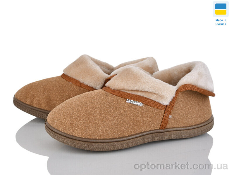 Купить Капці жіночі T04 пісочний Dago коричневий, фото 1