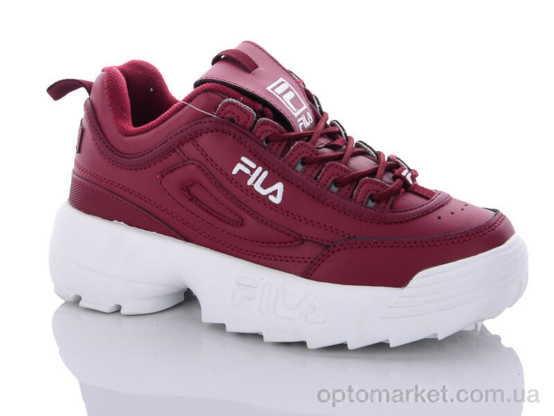 Купить Кросівки жіночі T071-6 F.la бордовий, фото 2