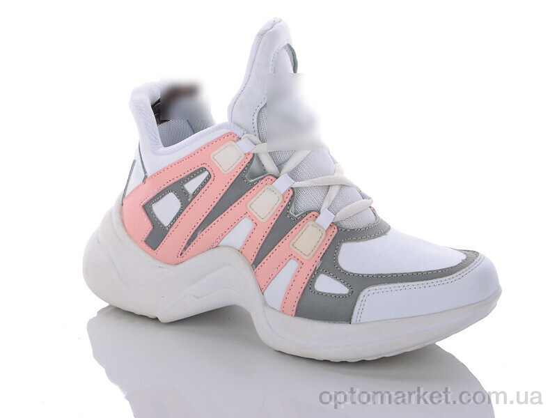 Купить Кросівки жіночі T075-6 L.uis Vuitton рожевий, фото 1