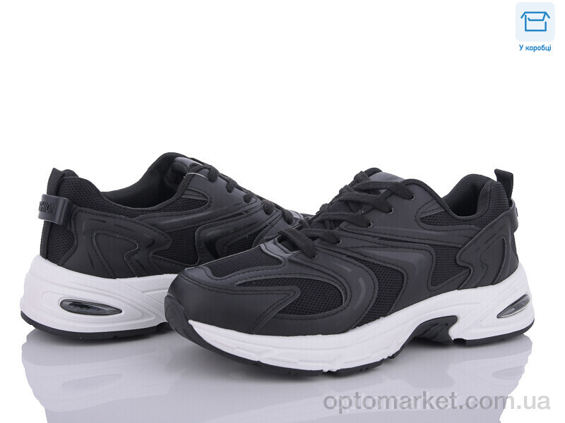 Купить Кросівки унісекс T09-1 YZY чорний, фото 1