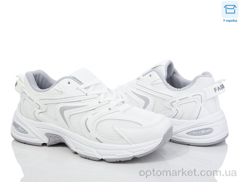 Купить Кросівки унісекс T09-3 YZY білий, фото 1