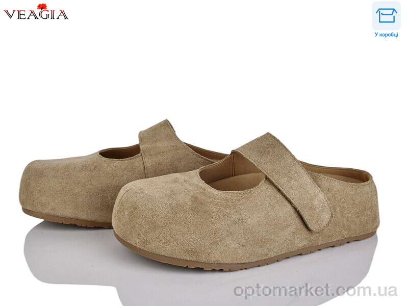 Купить Сабо жіночі T10-3 Veagia коричневий, фото 1