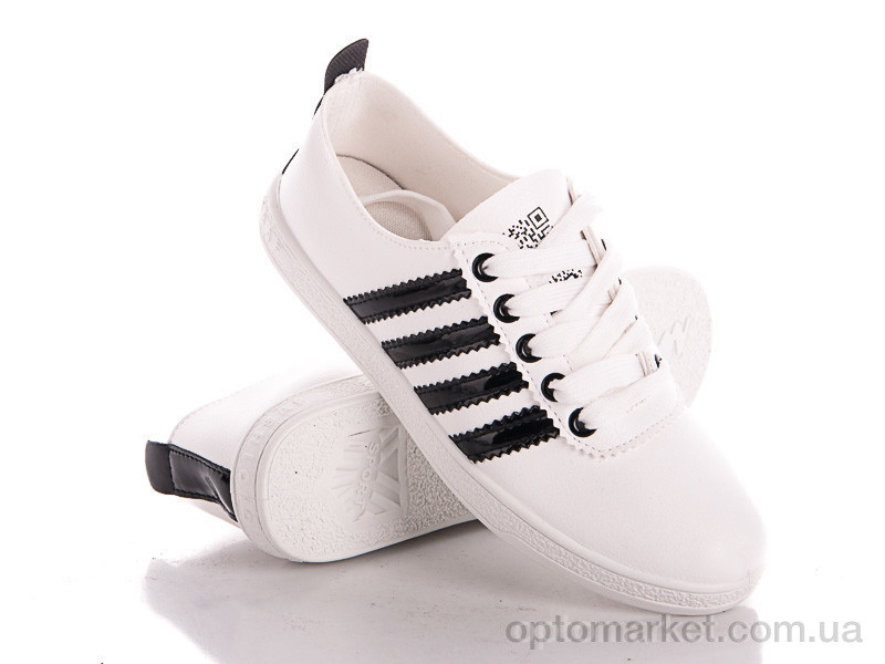 Купить Мокасини жіночі T107 black Class Shoes білий, фото 1