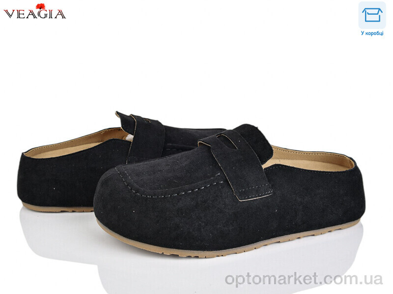 Купить Сабо жіночі T11-1 Veagia чорний, фото 1