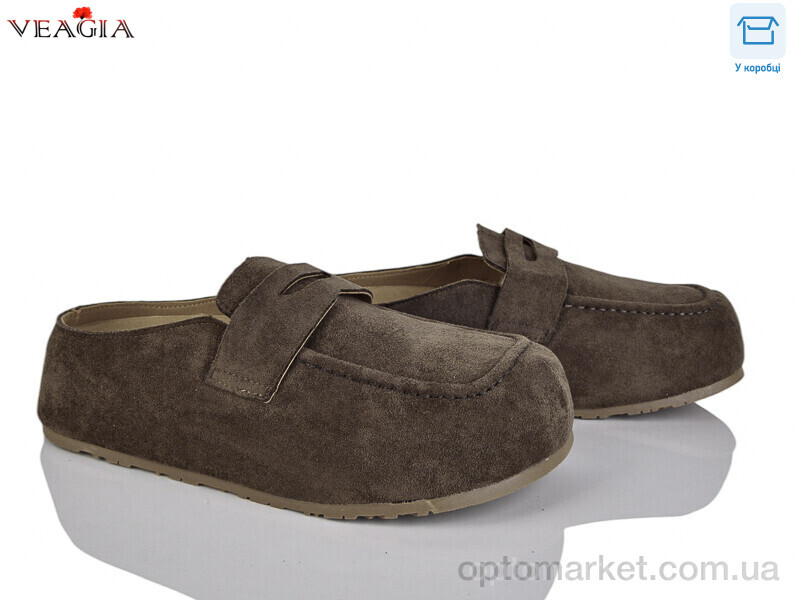 Купить Сабо жіночі T11-2 Veagia коричневий, фото 1