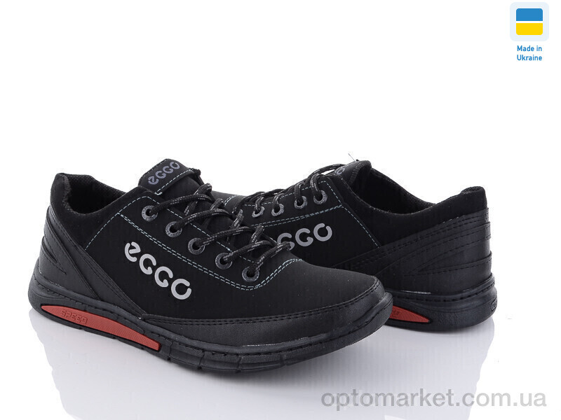 Купить Кросівки чоловічі Т11 чорний-червоний Paolla чорний, фото 2