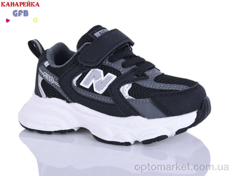 Купить Кросівки дитячі T120-12 GFB-Канарейка чорний, фото 1