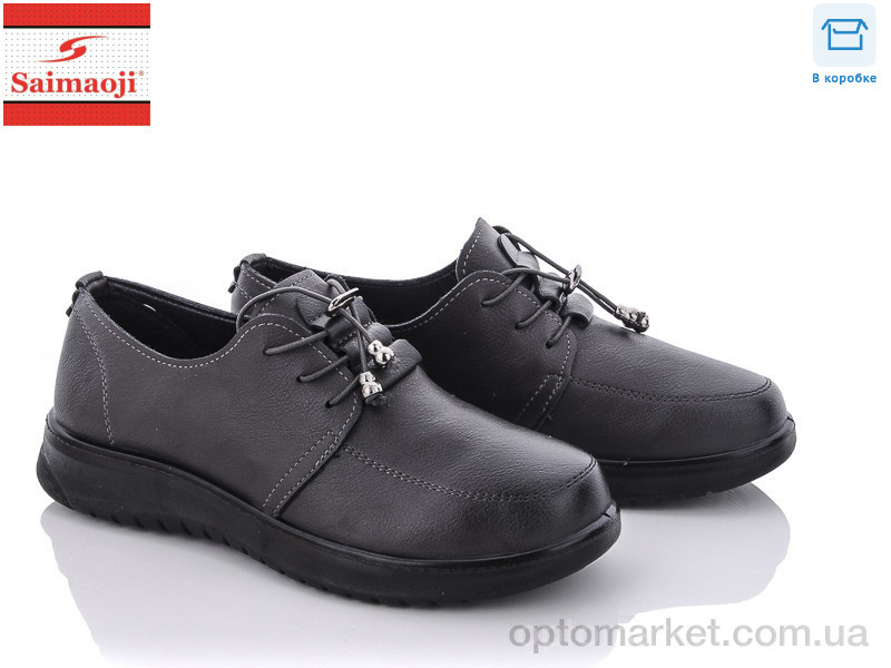 Купить Туфлі жіночі T13-7 Saimaoji сірий, фото 1